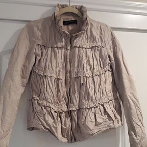 Zara crinkled style utility jacket